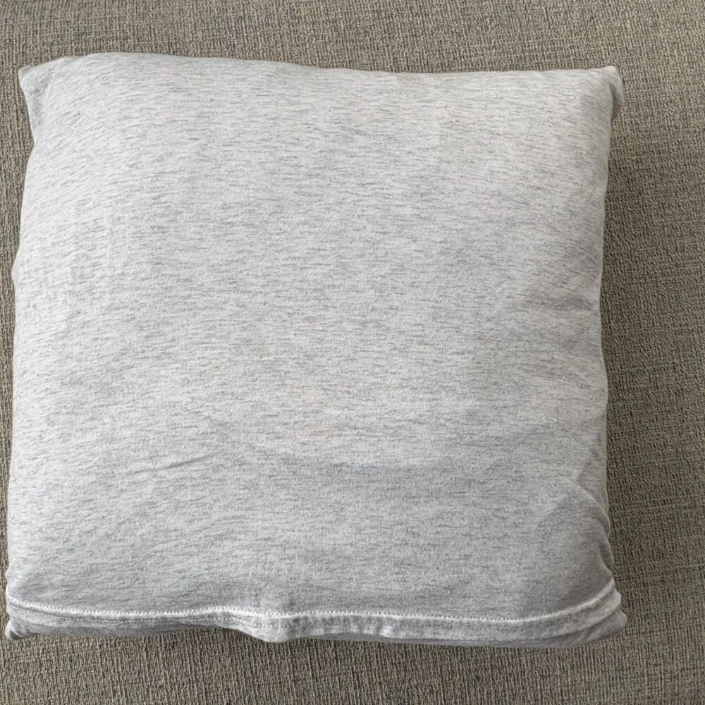 Deck the Halls Pastel Christmas decoration reworked shirt 16' throw pillow cover